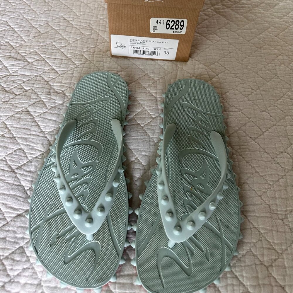 Christian Louboutin  Super Loubi flip flops